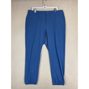 RLX Ralph Lauren Pants‎ Womens XL Blue Four Way Stretch Jogger Performance